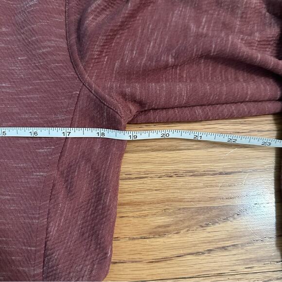 prAna Women's Sunrise Dress, Cowl Neck, Sweater, Recycled, Pink, Small - Picture 12 of 13